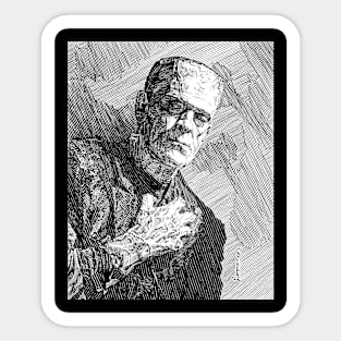 Frankenstein's Monster - - Bride of Frankenstein Sticker